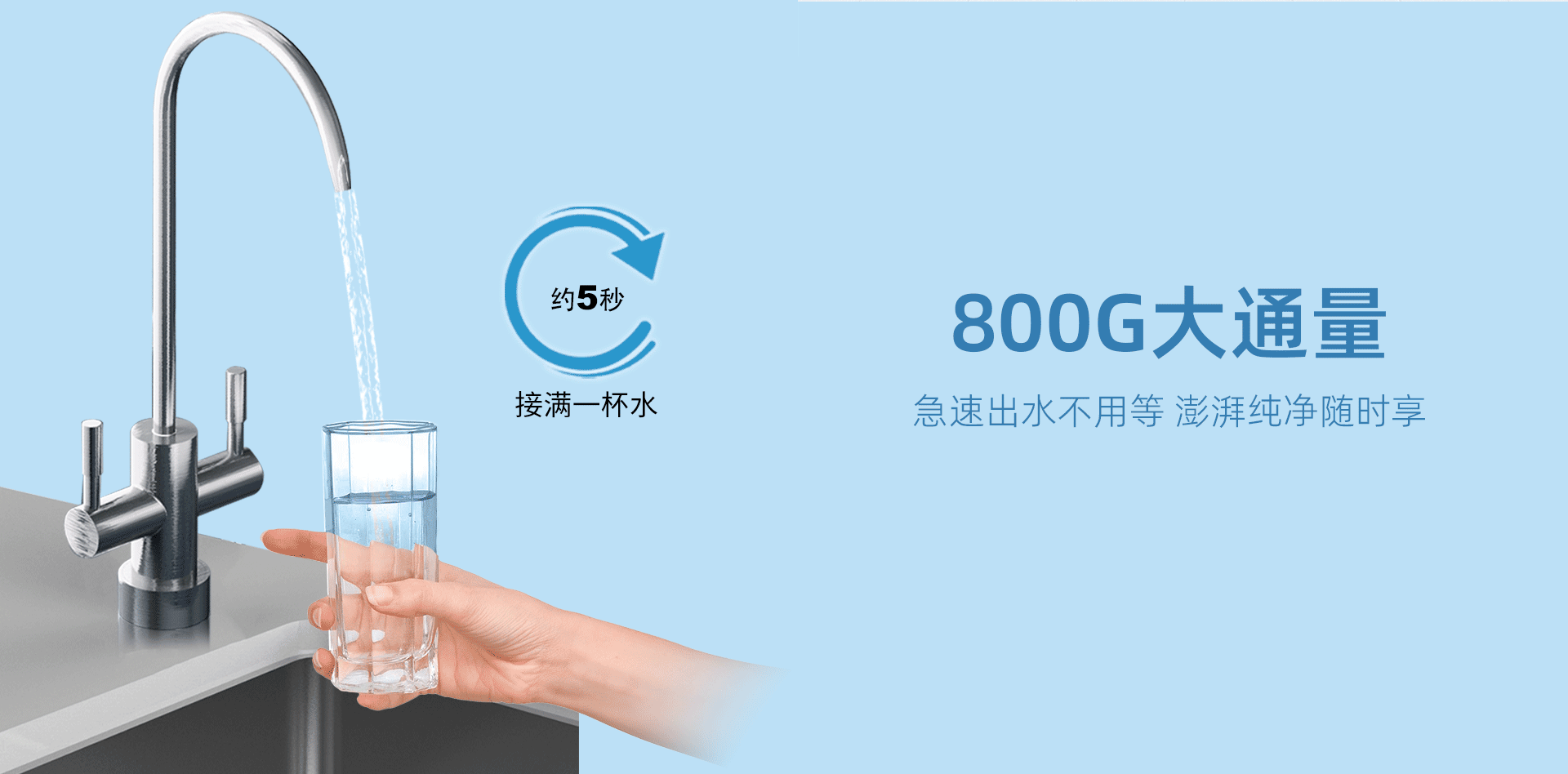 蓝逸系列纯水机-RL800（H8）